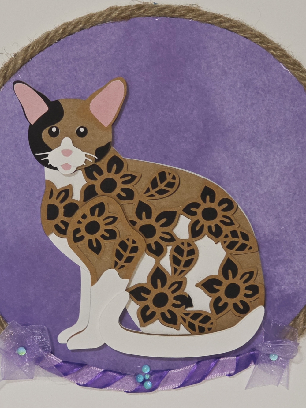3D CALICO Cat Wall Art (Includes 50% Donation)